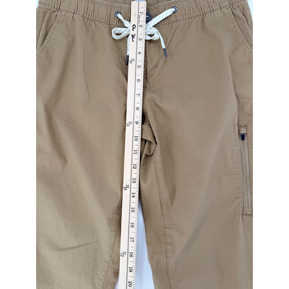Vuori Ripstop Straight Pants Tan Drawstring Hiking Travel M - Picture 6 of 16